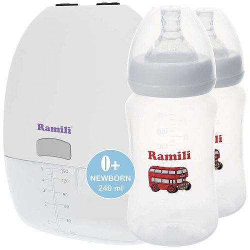 Ramili Двухфазный электрический молокоотсос SE150, с двумя бутылочками