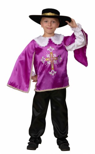 Карнавальный костюм /Мушкетер фиолетовый / возраст на 4-5 лет / рост 110 см