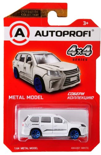 Autoprofi Машинка коллекционная 4X4 / цвет белый