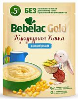 Bebelac Gold Каша молочная кукурузная, с 5 месяцев, 200г					