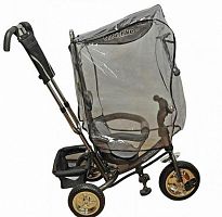 Baby care Дождевик Trike Cover для ведосипеда с прямым капором (прозрачный)					