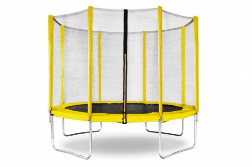 Perfetto sporrt Батут с защитной сеткой "Trampoline 10" диаметр 3,0 м / цвет жёлтый