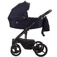 Bebetto Детская коляска 2 в 1 Torino TEX Цвет / 04 темно-синий (ткань) / рама черная					