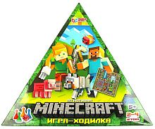 Умные игры Игра-ходилка в треугольной коробке «По мотивам Minecraft»					