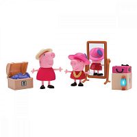 игрушка Свинка Пеппа. Пеппа и Бабушка в гардеробной игровой набор