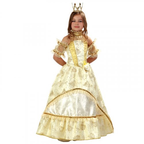 Карнавальный костюм / Золушка-Принцесса золотая / возраст на 7-8 лет / рост 122 см