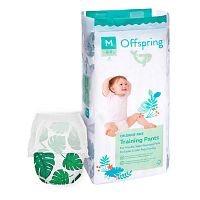 Offspring Трусики-подгузники  M 6-11 кг  42 штуки / расцветка Тропики