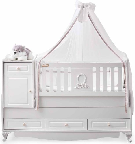 Lovely baby Кровать-трансформер Ruya / цвет белый
