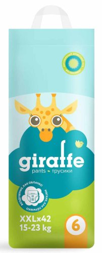 Lovular Подгузники-трусики Giraffe XXL, 15-23 кг, 42 штуки