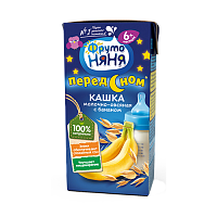 Фрутоняня Каша молочно-овсяная с бананами 200гр					