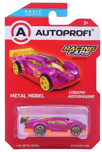 Autoprofi Машинка коллекционная Racing Cars / цвет розовый