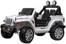 Toyland Электромобиль Jeep Rubicon / цвет белый					