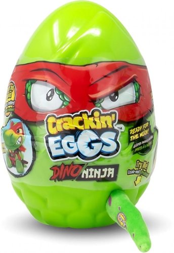 Crackin'Eggs Игрушка-сюрприз Динозавр в яйце, 22 см, серия Ниндзя