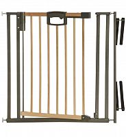 Geuther Ворота безопасности EasyLock Wood Plus с креплением на лестницу / цвет натуральный/серебро