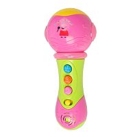 Peppa Pig Музыкальный микрофон с проектором / цвет розовый, зеленый					
