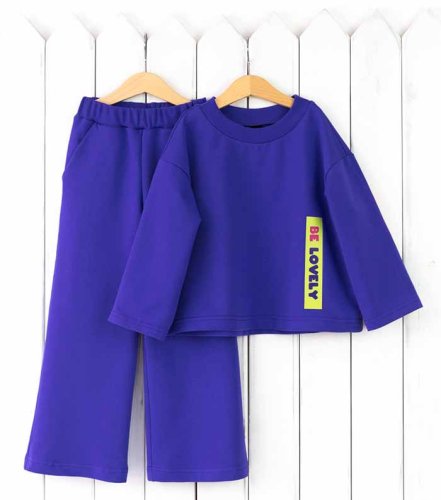 Baby Boom Комплект: джемпер+брюки / цвет фиалка