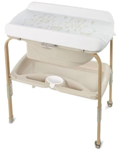 Jane Пеленальный столик с матрасиком и ванной Flip Glitter