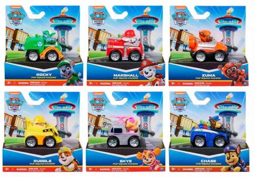 игрушка Paw Patrol Машинка с героем в ассортименте, 6 см